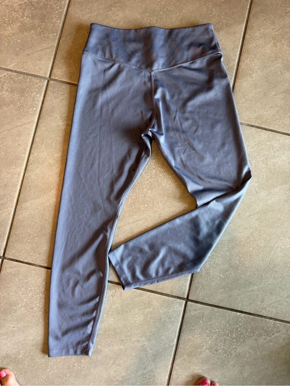 Nike Women's High-Waist 7/8 Leggings in Gray